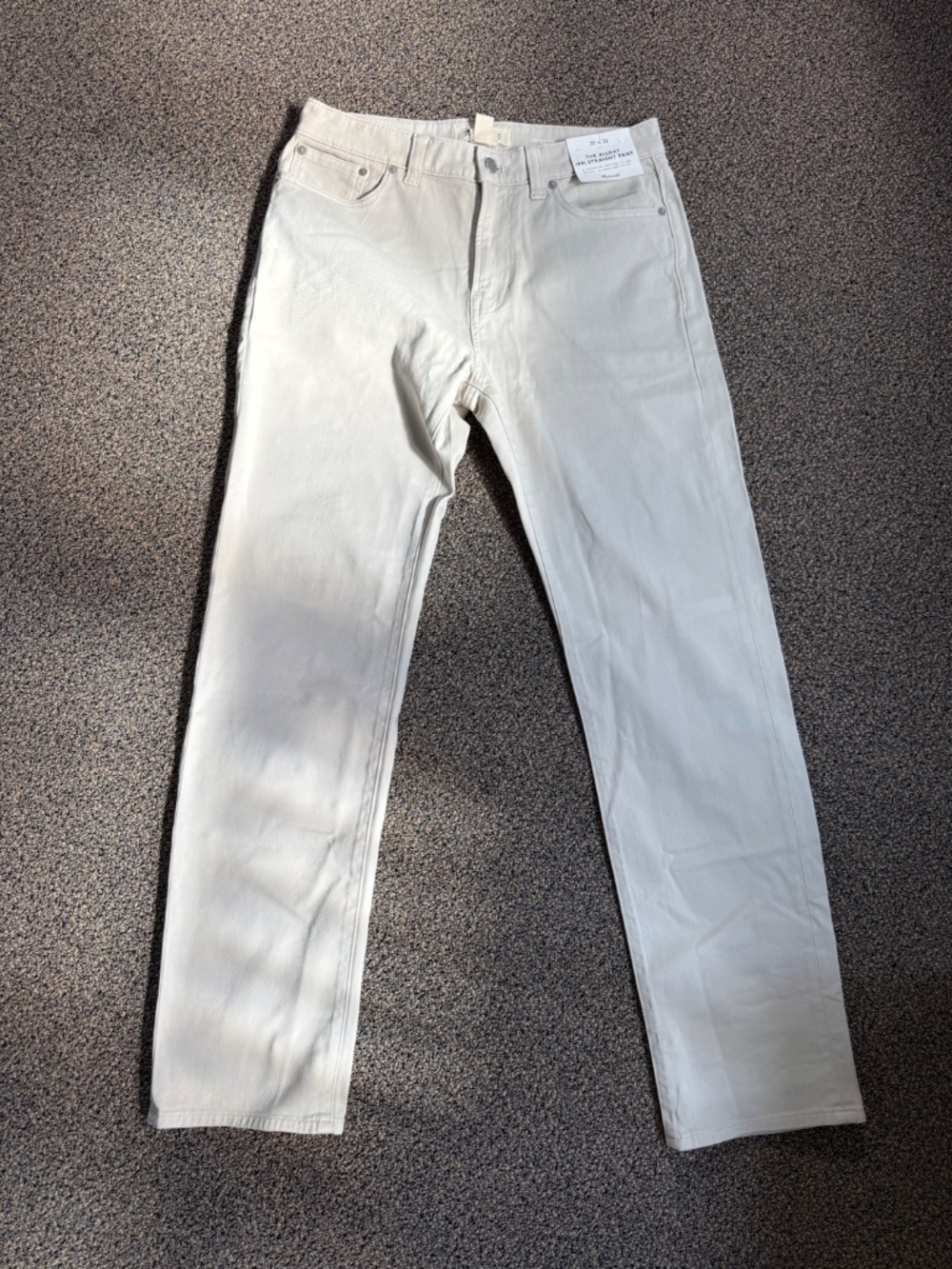 Mens Madewell The Allday 1991 Straight Pant, 30x32, NWT